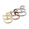 1pc Simple Fashion Accessories Creative Gifts Dreadlock Beads Dread Hair Braid Cuff Tube Clip Adjustable Hair Rings Set Decor