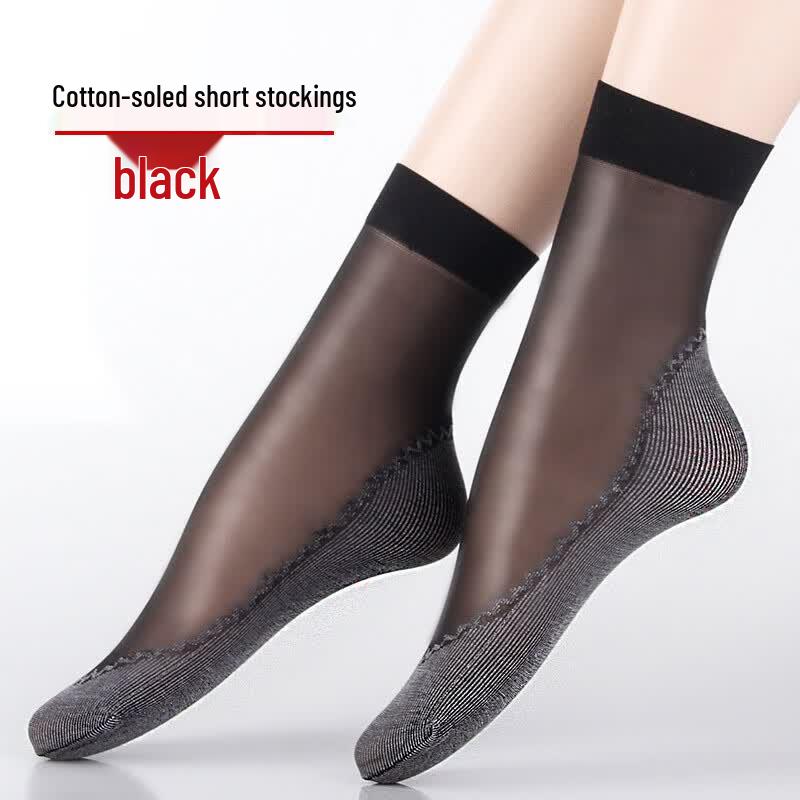 Langsha Women s Ultra-Thin Short Silk Socks