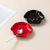 Beautiful Flower Shape Spoon Stand Durable Ceramic Spoon Stand Holder For Kitchen Count Decoration