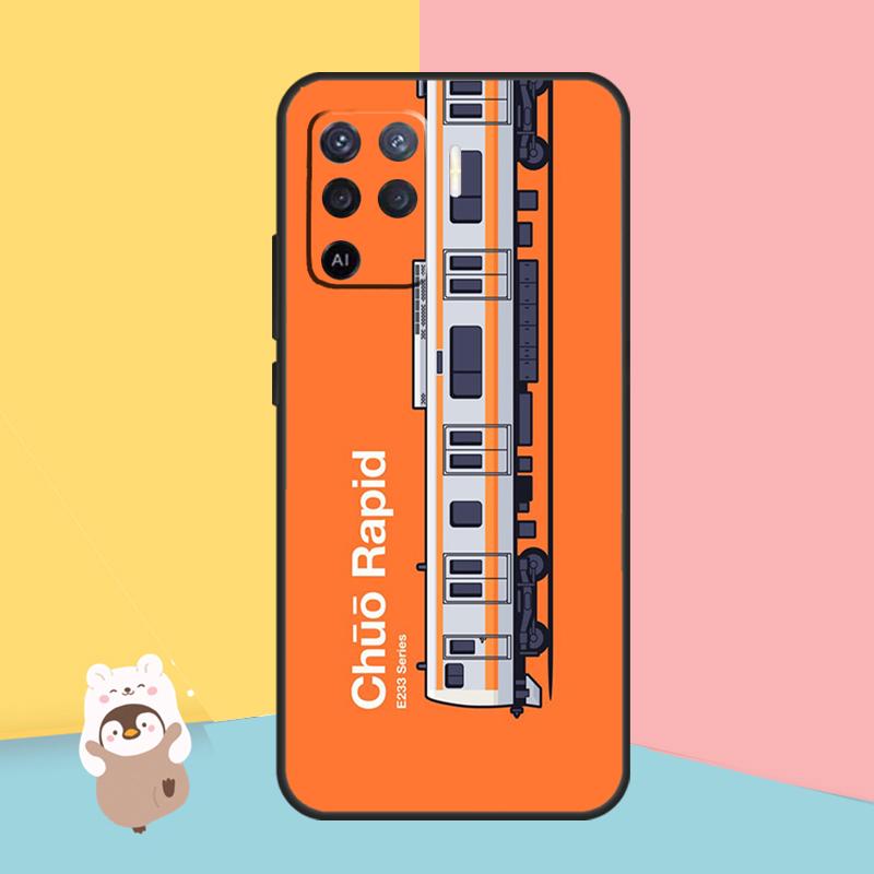 Bullet Train Series Shinkansen Phone Case For OPPO A15 A16 A5S A5 A9 A31 A53 A53S A52 A72 A83 A91 A93 A54 A74 A94 Cover
