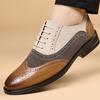 Fashion Luxury Men Dress Shoes Retro Brogue Shoes for Men Comfortable Business Casual Footwear High Quality Men Party Wedding Shoes 2025