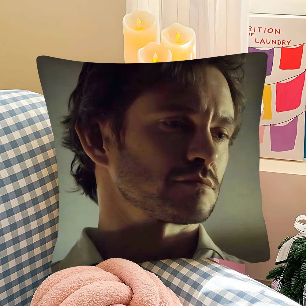 1pc Will Graham Pillow Case Fashion Square Pillowcase Bedroom Sofa Room Ins Decoration Leisure
