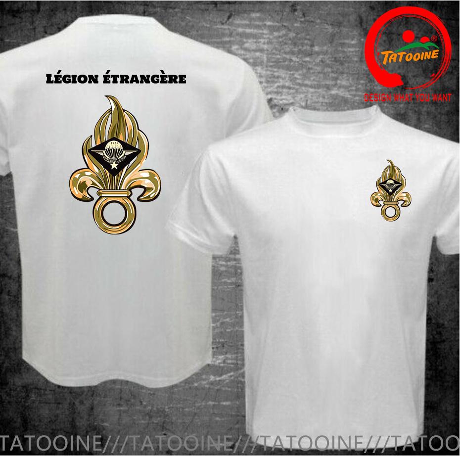 T-shirt Simbolo Legione Straniera Francese Per Uomo Francia Lgion Trangre Logo Tshirt Nuova Moda Estiva Maglietta Casual Camiseta