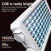 40W LED Camera Light 2800K-9000K Handheld Video Fill Light 4400mAh Rechargeable Photography Lighting Portable RGB LED Lamp Panel