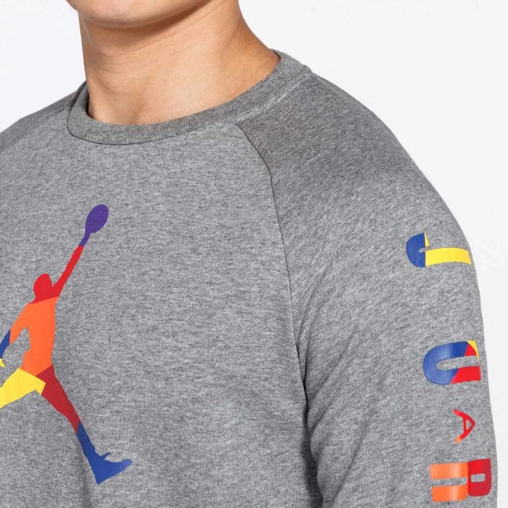 Jordan Sweatshirts Men's Crew Neck Moderate Regular (Unisex) Sweatshirts CQ7593 091