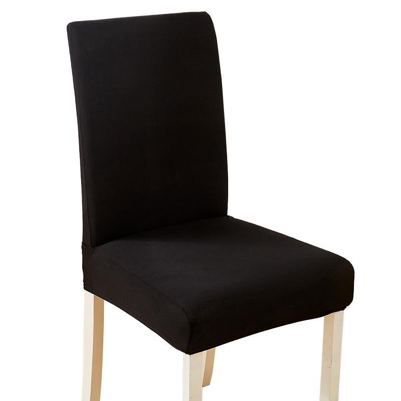 1/2/4/6/ Elasticized Spandex Chair Seat Cover Elasticized Home Restaurant Elasticized Solid Color Chair Flexible Cover Fabric Chair Seat Cover