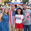 13Pack Glasses, Patriotic Photo Booth Props, American Flag Eyeglasses For Independence Day Party Decorations Favors