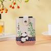 Pouch Hasp Multi-Slot Card Bag Waterproof Panda Printed Coin Purse Pull Out ID Cards Holder  Women