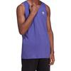 Adidas Originals Trefoil Logo Print Casual Loose Sleeveless T-Shirt Men Tops Purple HE9432