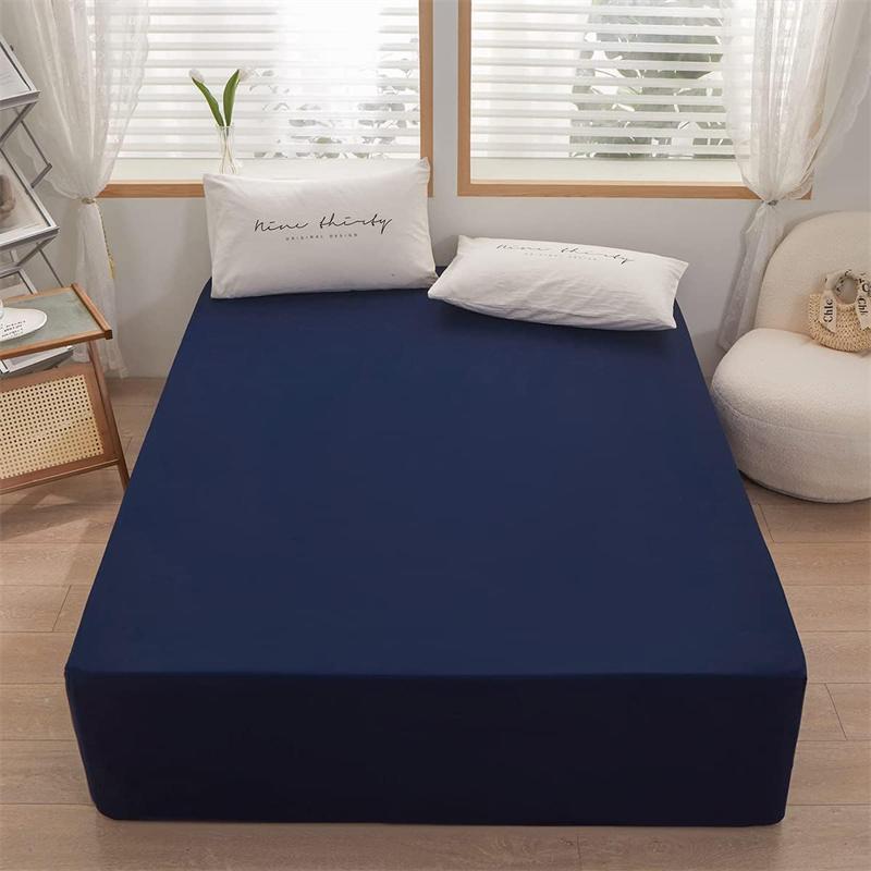 100% Waterproof Mattress Covers Protector Adjustable Non-slip Bed Fitted Sheet With Elastic Bands for Queen King Bedroom