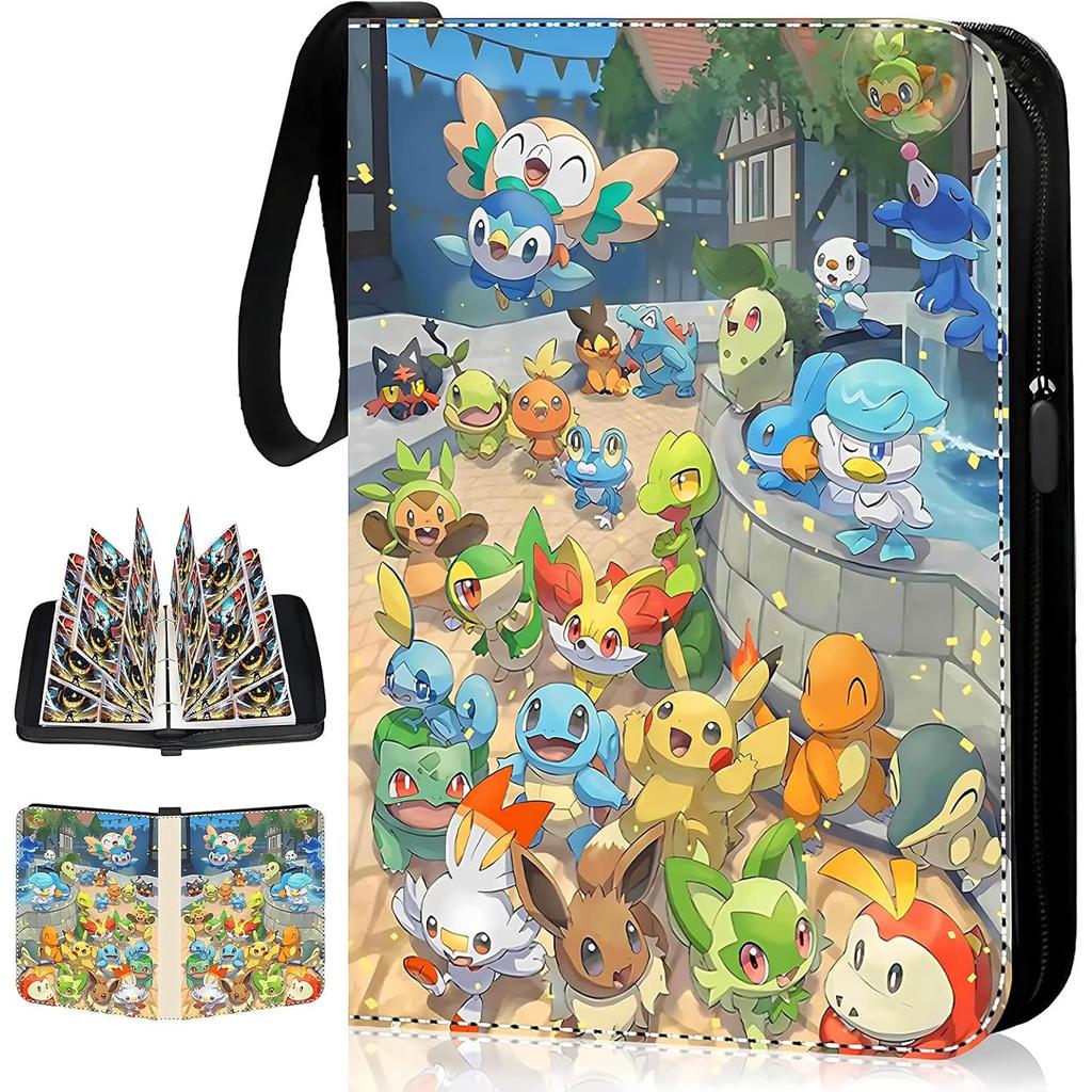 Card Album 4 Pockets 440 Slots Trading Card Binder Collector Book Multi Styles