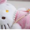1Pcs Camera Skirt Doll Kt Cat Keychain 18Cm Girl Long Legs Hello Kitty Plush Pendant Bag Hanging Decoration Holiday Gift