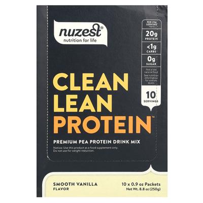 Clean Lean Protein, Smooth Vanilla, 10 Packets, 25G (0.9Oz) Per Pack