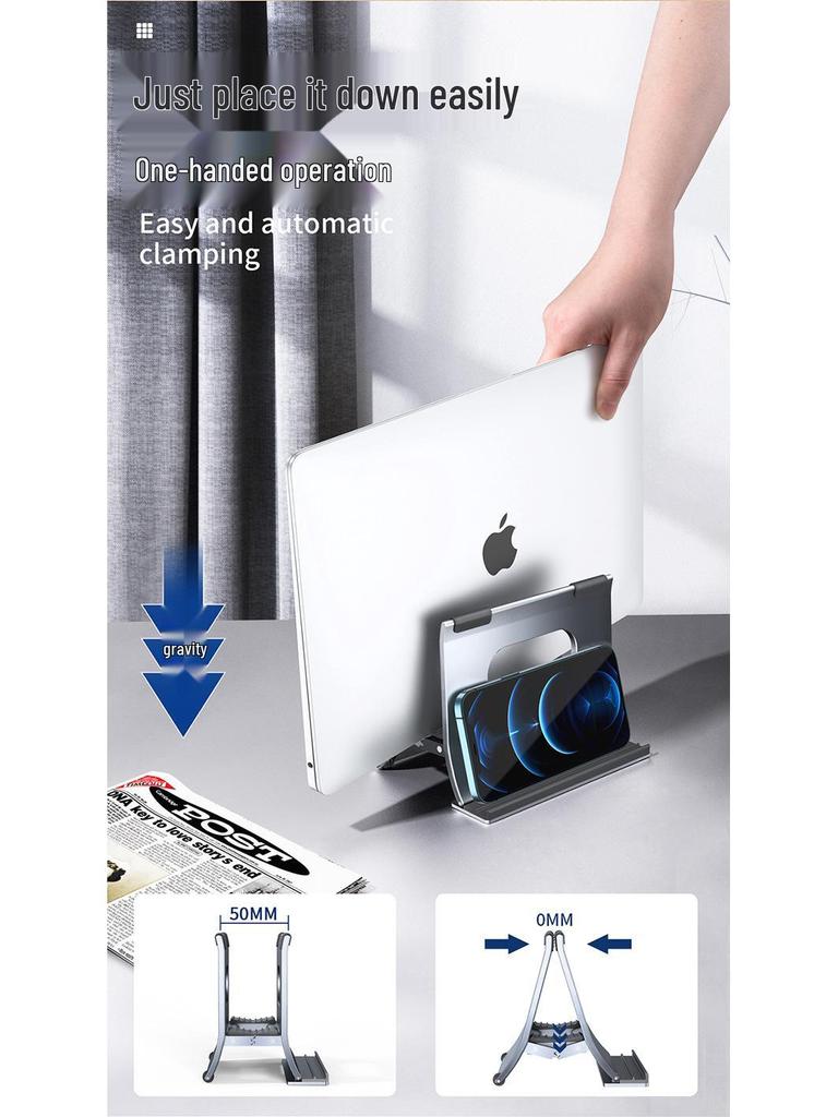 Paifan 2026 Alloy Desktop Stand for Laptops, Tablets, and Phones - Automatic Gravity Storage