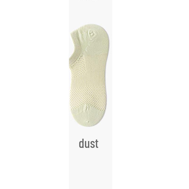 Women's Invisible No-Show Boat Socks - Summer, Ultra-Thin, Non-Slip, Odor-Resistant, Antibacterial, Low-Cut Cotton.