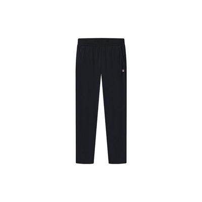 Solid Color Straight Leg Casual Pants Men Bottoms Blue F11M321602FNV