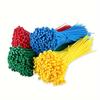 100pcs Colorful Self-locking Nylon Plastic Household Line Bundle Fixing Tie Garden Plant Bundle Fixing Handmade DIY Wiring Tie