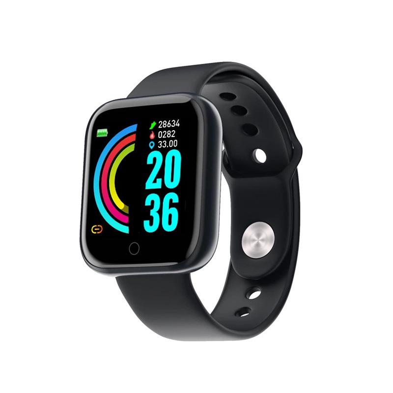 Y68 D20 Smart Bracelet: Heart Rate & Blood Pressure Monitor, Macaron Health Reminders, Pedometer, Cross-border Bestseller.