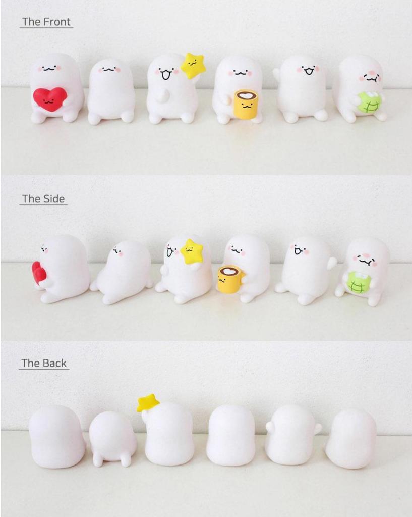 Anonymous Figure 6 Types Full Set [Cute Anonymous Mini Kidult Toy]