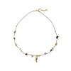 Western Nomadic Tribe Tiger's Eye Stone Beaded Necklace Female Bohemian Light Luxury High-end Autumn and Winter Sweater Chain Female