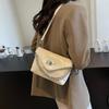 Fashion Texture Underarm Bag Women's New Trendy Spring and Summer Chain Envelope Small Square Bag Single Shoulder Messenger Bag