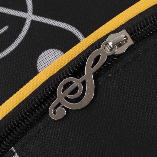 21-inch Ukulele Case, Outdoor Travel Ukulele Case with Front Zippered Pocket and Metal Zipper