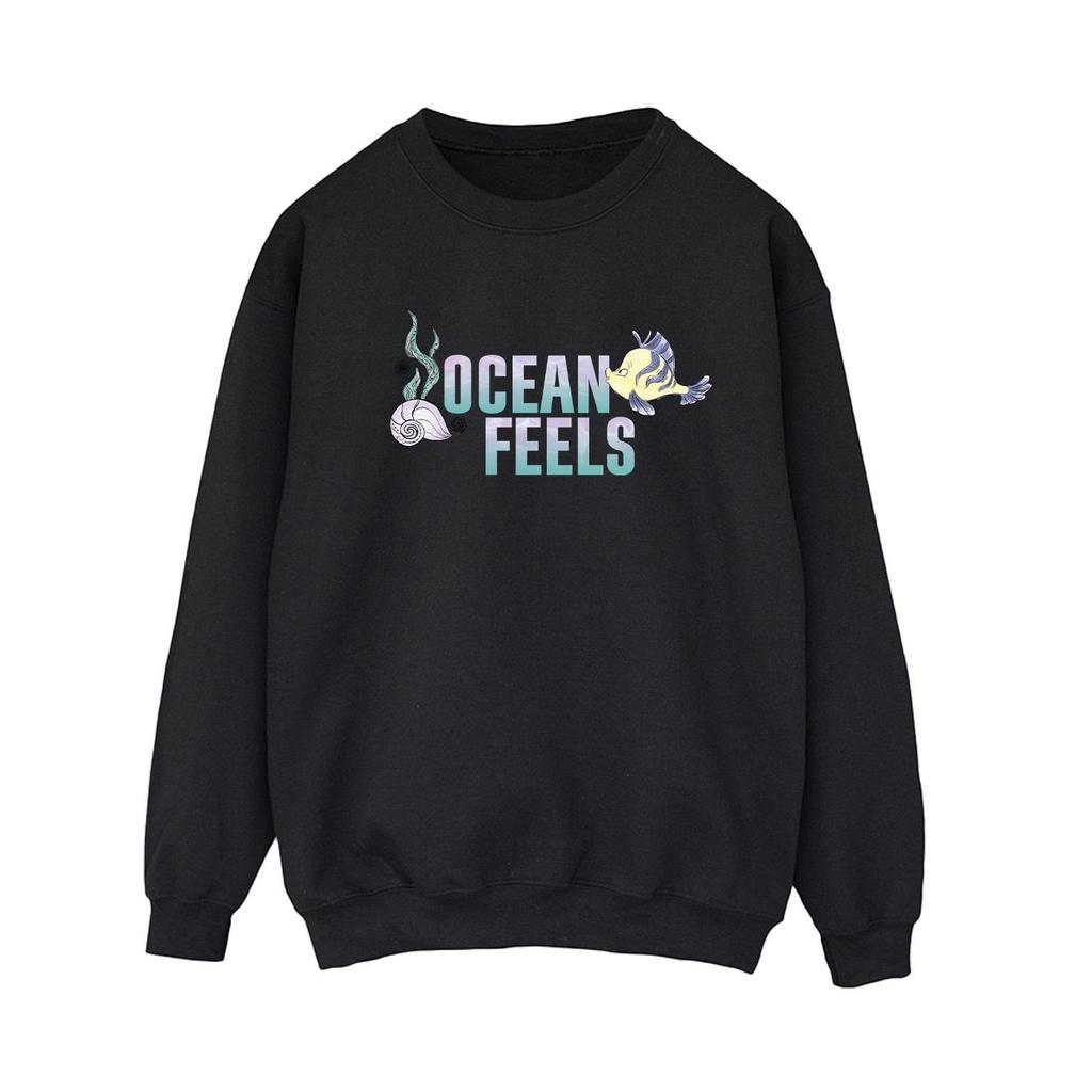 Disney Womens/Ladies The Little Mermaid Ocean Sweatshirt