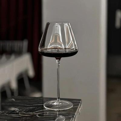 Calice da Vino Rosso Cristallo Borgogna Elegante Lusso Ciotola Grande Base Concava Calice per Champagne Spumante Bere Bar Festa