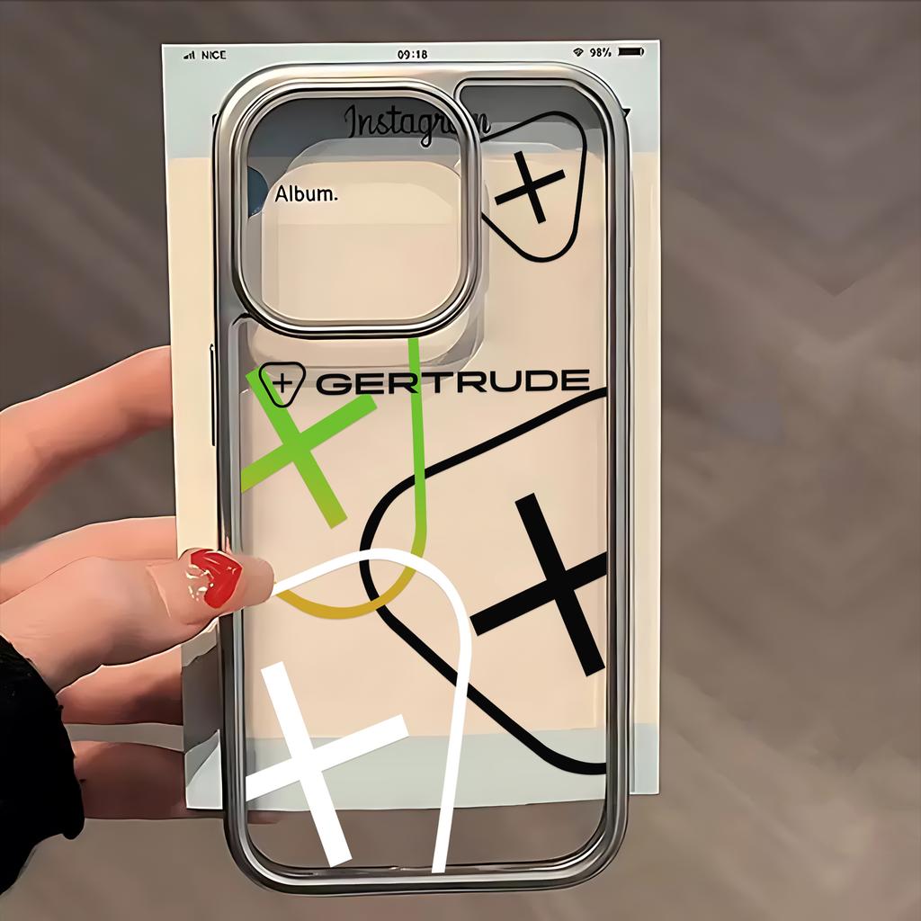Fashion Phone Case for IPhone 17 16e 16 15 14 13 12 11 Air Pro Max X XR XSMAX 8 7 Plus Clear Soft G-Gertrudes Back Cover