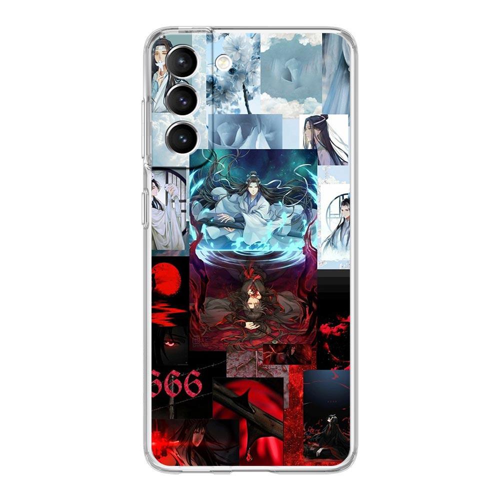 

Чехол для телефона с изображением аниме Mo Dao Zu Shi для Samsung Galaxy S22 5G S20 Ultra S21 FE 5G S10E S9 S8 S10 Plus Note 20 10, мягкий прозрачный чехол Note 10 Plus