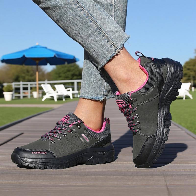 Women Hiking Shoes Outdoor Waterproof Sneakers Non Slip Walking Shoes Fashion Luxury Brand Platform Trekking New Women Sneakers