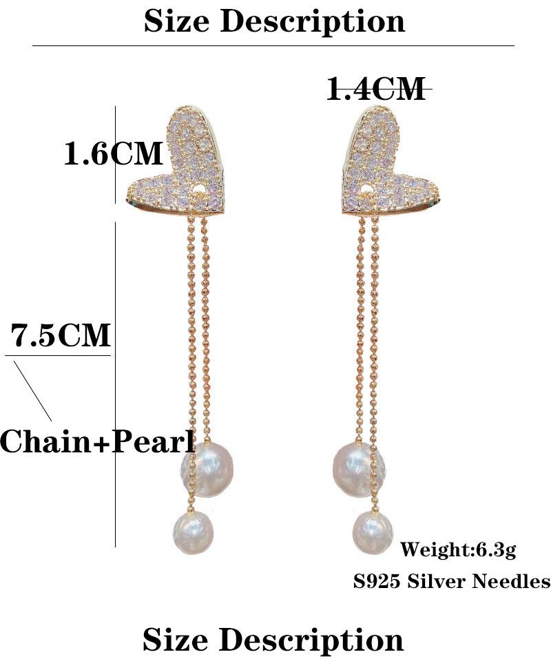 New Fashion Long Drop Earrings for Women Flower Star Moon Heart Butterfly Wings Crystal Pearl Round Geometry Tassel Ear Zircon