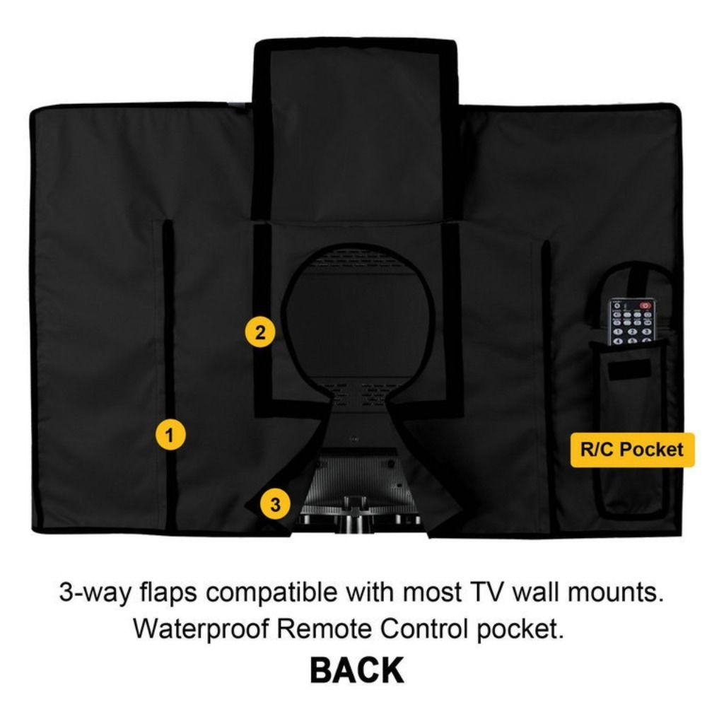 Protective Case TV Cover Breathable TV Dust Cover Portable Television Protector  Patio