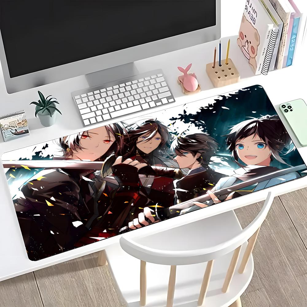 anime T-touken R-ranbu Mouse Pad Mousepad Large Gaming LockEdge Thickened Computer Keyboard Table Desk Mat