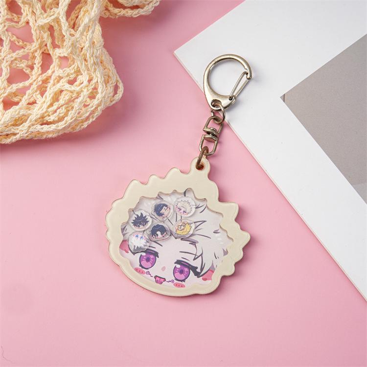 Jujutsu Kaisen Anime Acrylic Keychain & Backpack Charm.