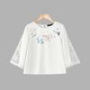 ZANZEA Women Casual Round Neck Loose Print 3/4 Sleeve Blouse
