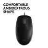 Souris Optique B110 - LOGITECH - USB - Noir - Câble