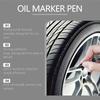 Durable Tire Oil Marker  Fast Drying, WeatherResistant Graffiti Paint for Car Tires, Easy DIY  Professional Use