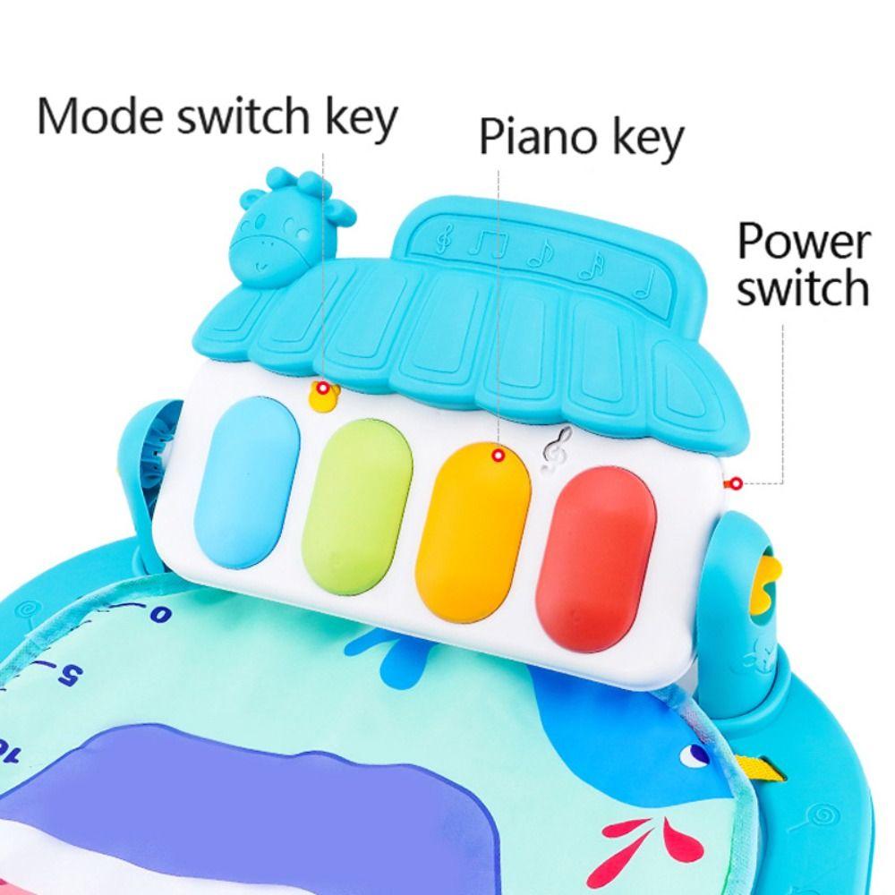 Music Rack Newborn Activity Gym Toy Early Education Infant Crawling Blanket Pedal  Gifts