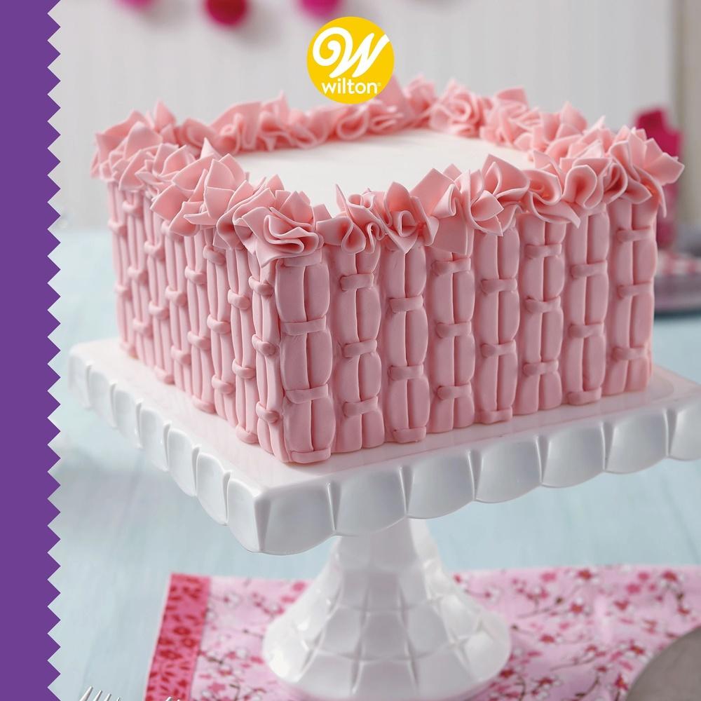 8 Inch Aluminum Square Cake Pan Non-Stick Heavy Gauge Baking Layer Cakes Brownies Even Heat Distribution