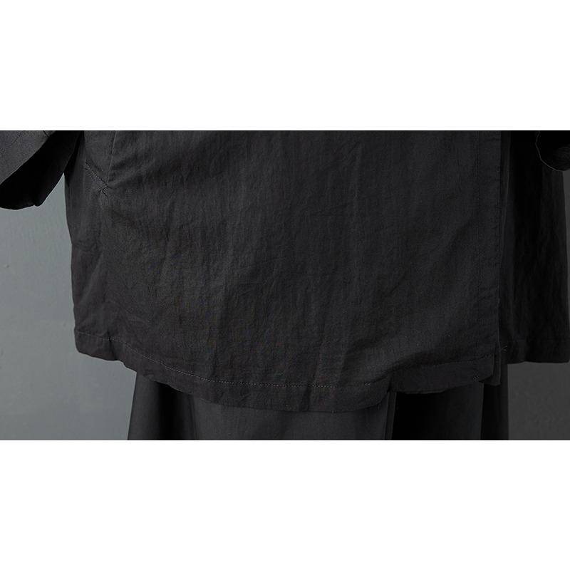 DIMANAF 2025 Plus Size Autumn Winter Women Plus Size Coat Long Sleeve Jackets Casual Loose Outerwear Black