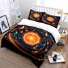Solar System Decorative Art Set Soft Comfortable Duvet Cover Bedding Set Included 1*Duvet Cover & 2*Pillowcases Gift