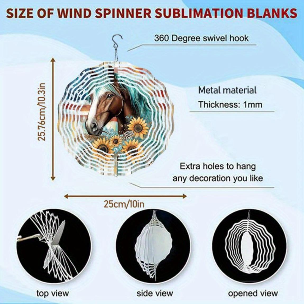 

Яркий Конь Цветочный Металлический Колокольчик Ветра Уличный Садовый Декор Прочный Не Требуется Электричество для Всех Сезонов Праздники Подарки