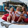 Sunglasses for Women and Silicone Foldable Stylish Sunglasses with Simple for Sun Ink Color [uxcell] Men, & PC, Model, Box, Driving, Shopping,