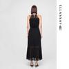 ELLASSAY Deconstructed Ruffle Mid-length Dress