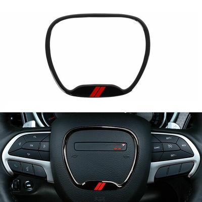 Pierścień Ozdobny na Kierownicę dla Dodge Dla Challenger Charger 2015+ i Dla Durango Akcesoria Materiał ABS Ochrona Wnętrza Samochodu