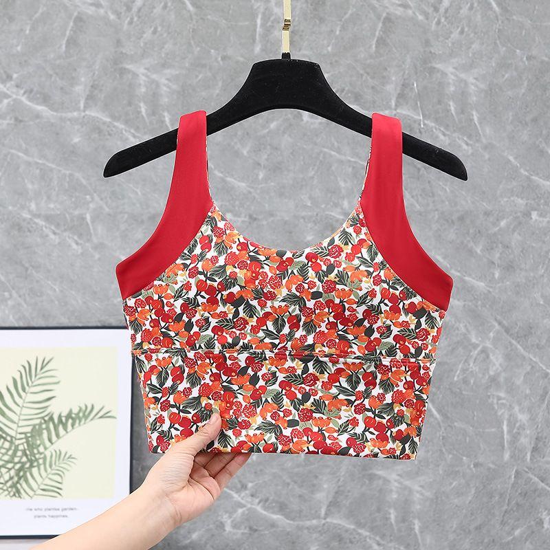 Export High Strength Beauty Back Exercise Underwear Women's Bubble Wrap Running Gathering Vest Tops Workout Bra Yoga Suit