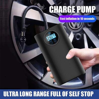 Portable Car Air Compressor Tire Pressure Detection Digital Start And Stop Electric Inflator Pump For Motorcycle Bicycle Car Ball