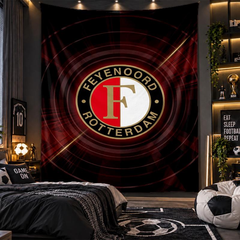Wandtapijt Feyenoord Print Doek voor Woonkamer Slaapkamer Huisdecoratie