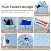 Large Capacity Water Bottle Holder RFID Blocking Mobile Phone Bag New Sling Purses  Gym Accessories